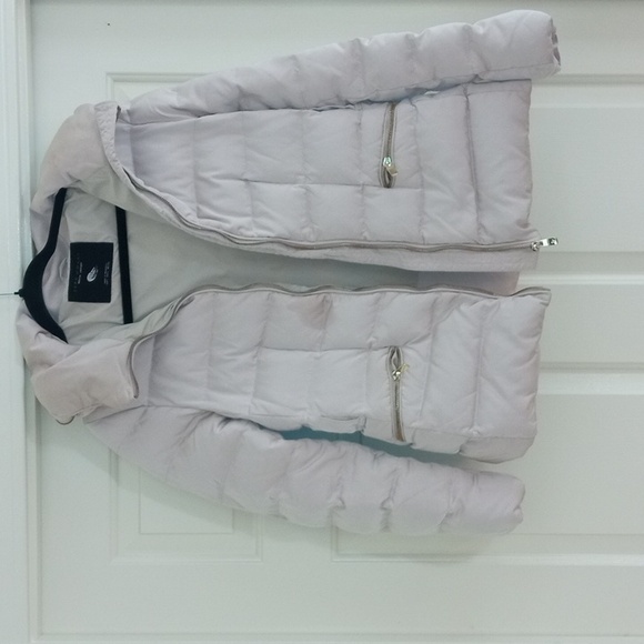 Zara down champagne coloured jacket size L - Picture 7 of 8